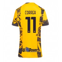 Camiseta Inter Milan Joaquin Correa #11 Tercera Equipación Replica 2024-25 para mujer mangas cortas